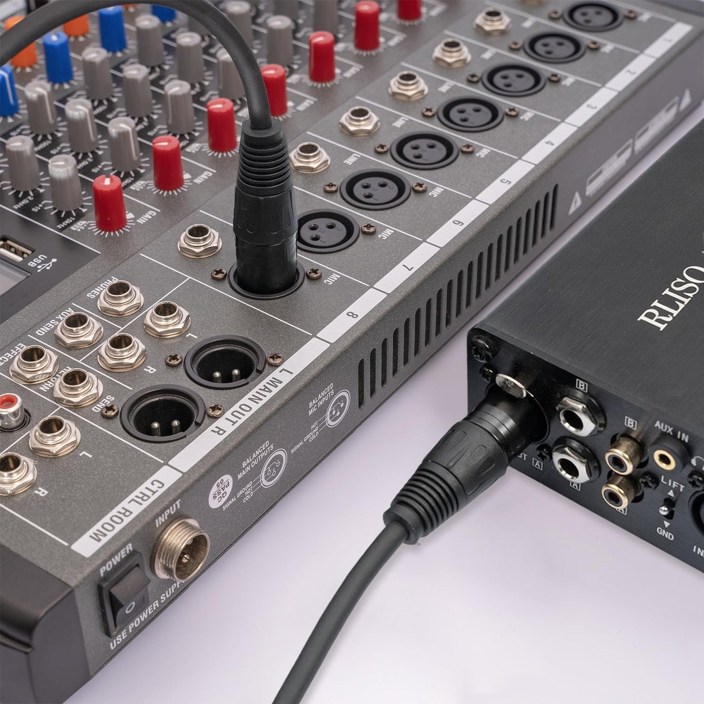 XLR-Mikrofonkabel 3-Pol für Studio & Bühne, 2M
