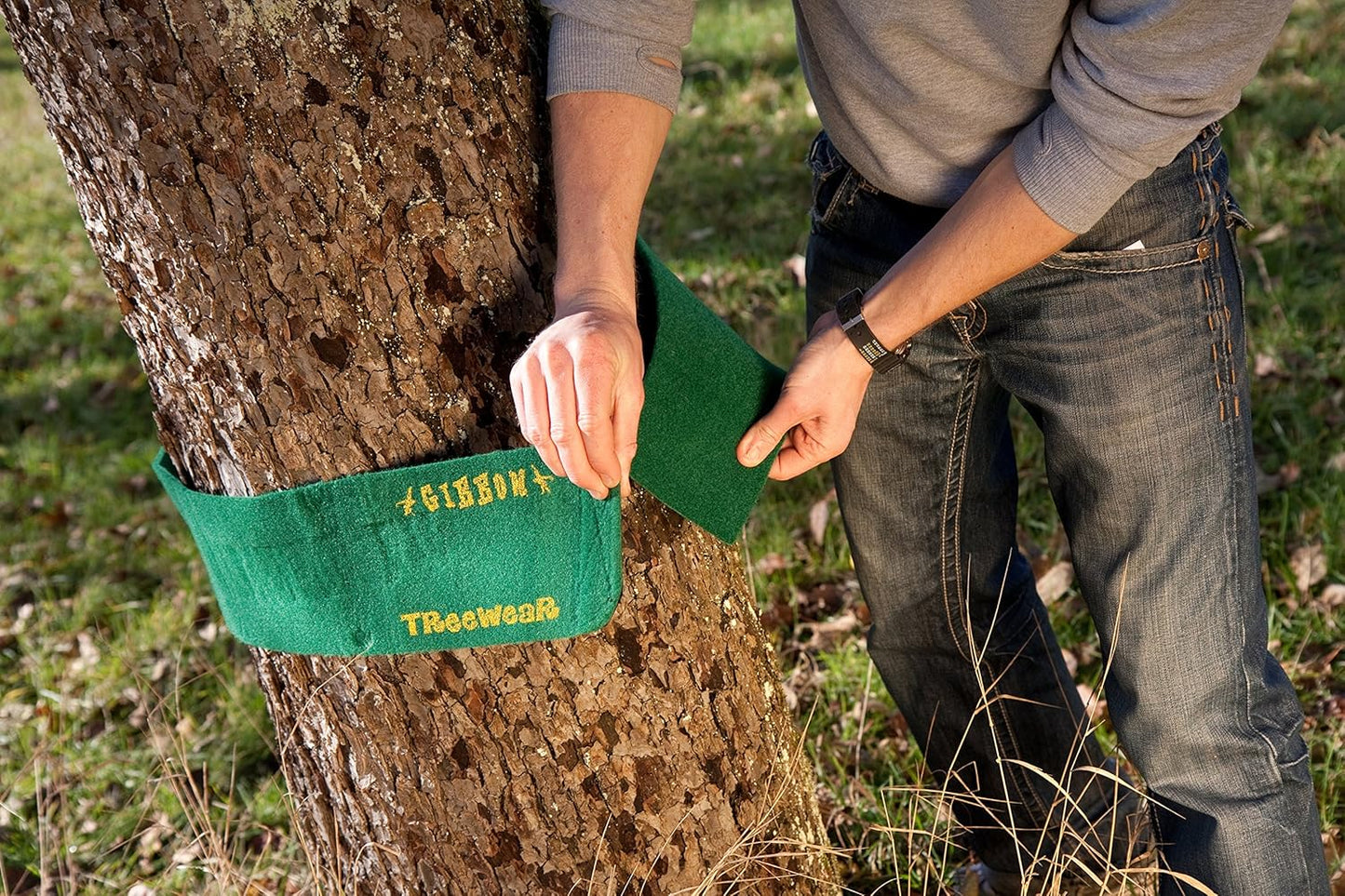 Baumschutz für Slacklines (100 cm, 2 Stück), grün STANDARD