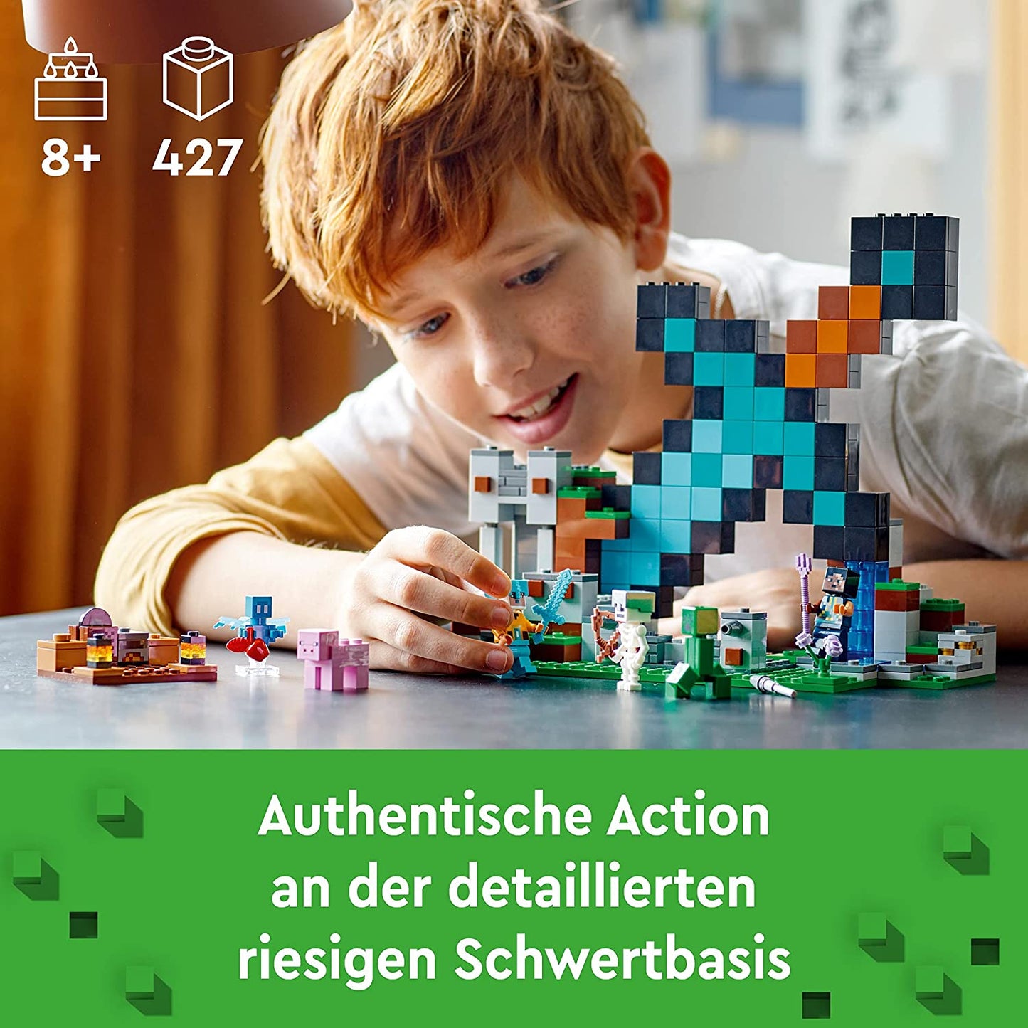 21244 Minecraft Der Schwert-Aussenposten, Konstruktionsspielzeug, Single