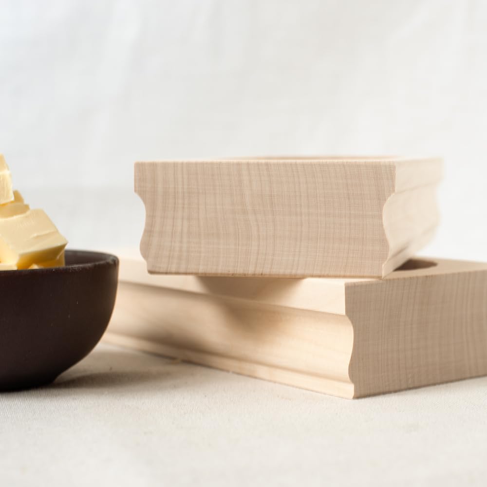 Butterform aus Ahornholz, 2 Vögel | 250 Gramm 1
