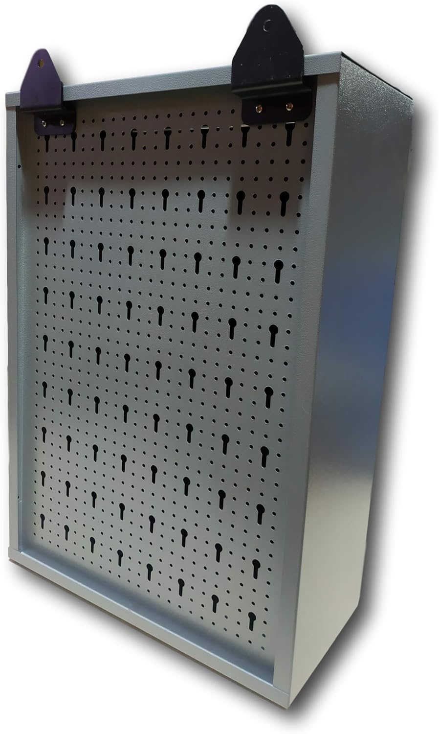 Werkzeugschrank MB01 mit Regalen und Schloss, Grau