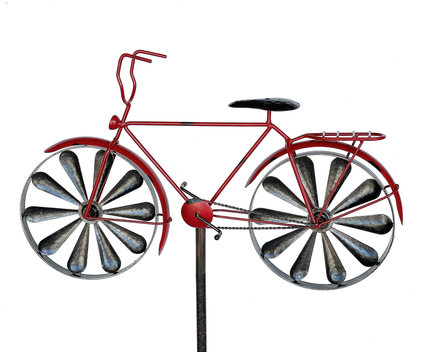 Gartenstecker Fahrrad XL mit Windspiel 96100