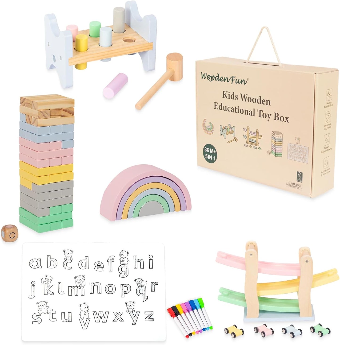 Montessori Holzspielzeug-Set, Set2