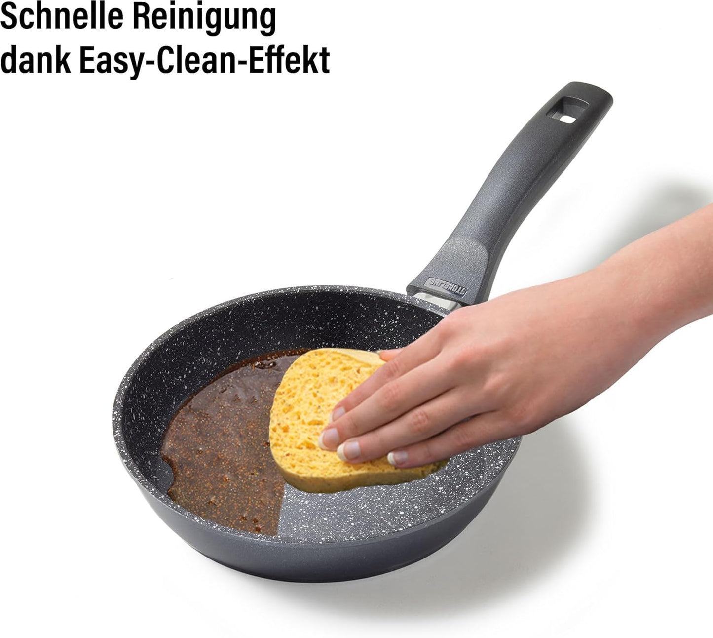 Bratpfanne 18 cm, Schwarz 18cm