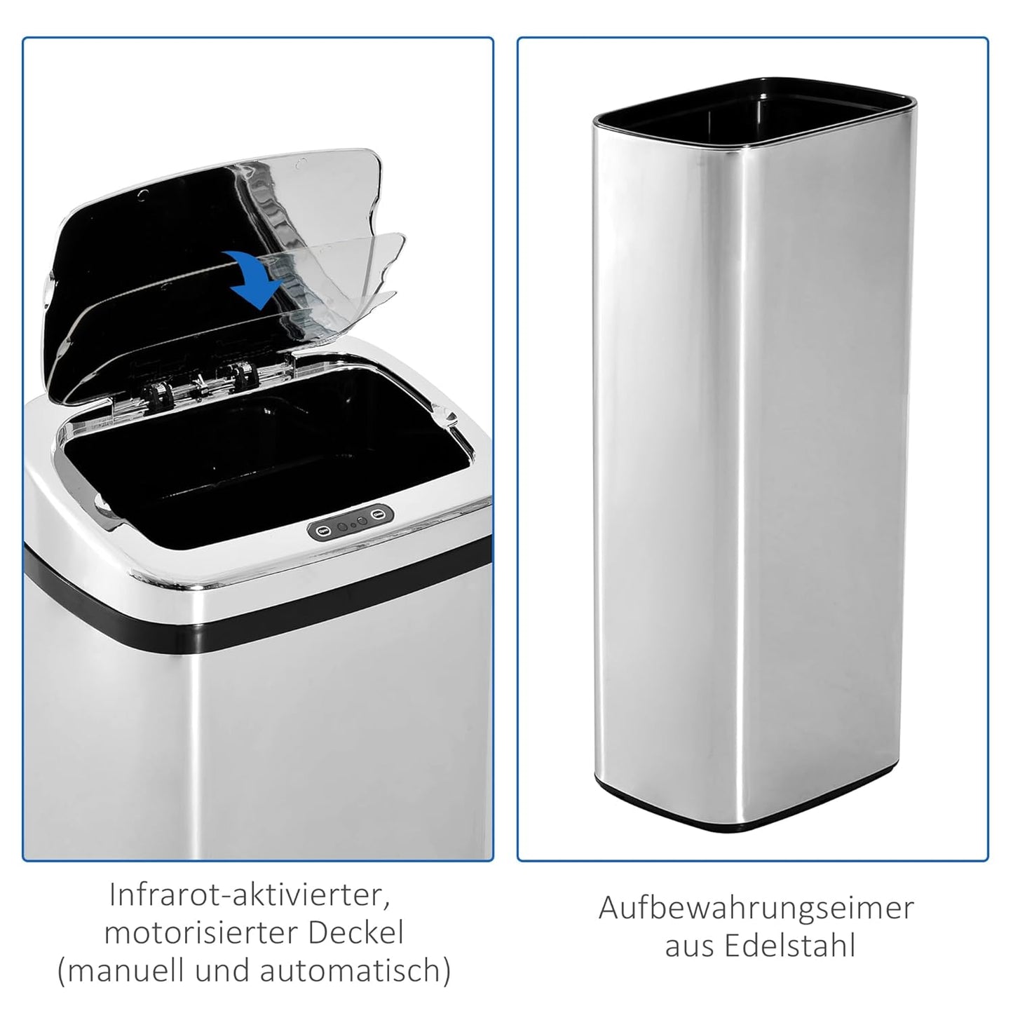 Mülleimer mit Sensor (50L), 50L