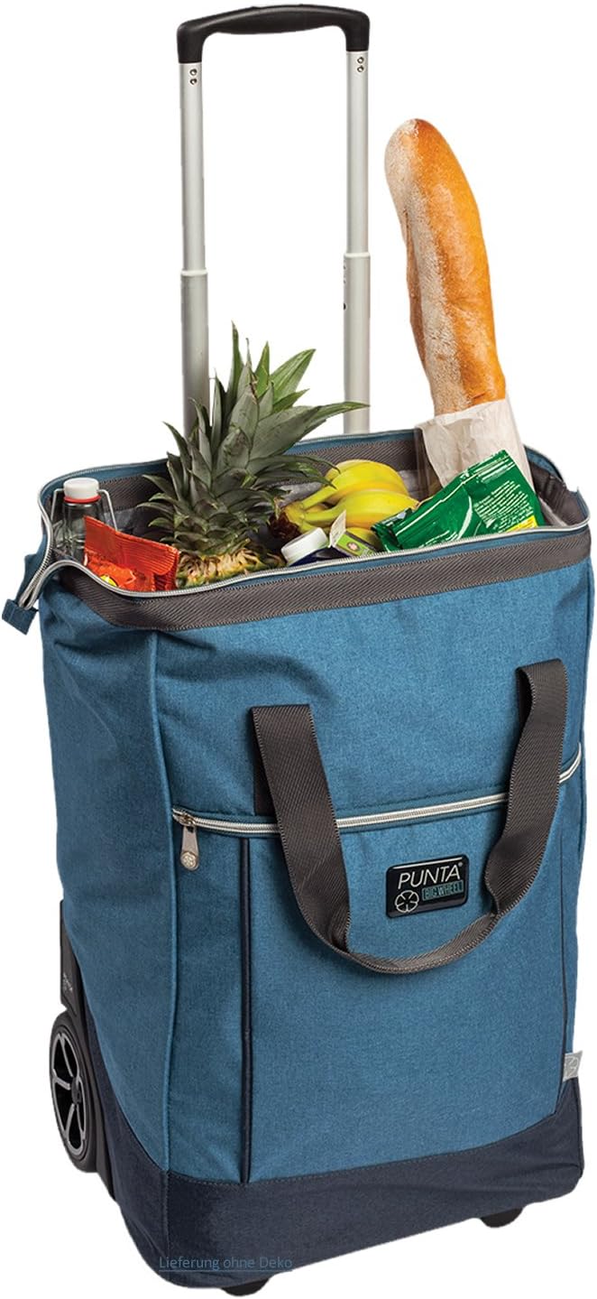Grossrad-Einkaufsroller 10303 mit Thermotasche, Two Tone Blau 4600