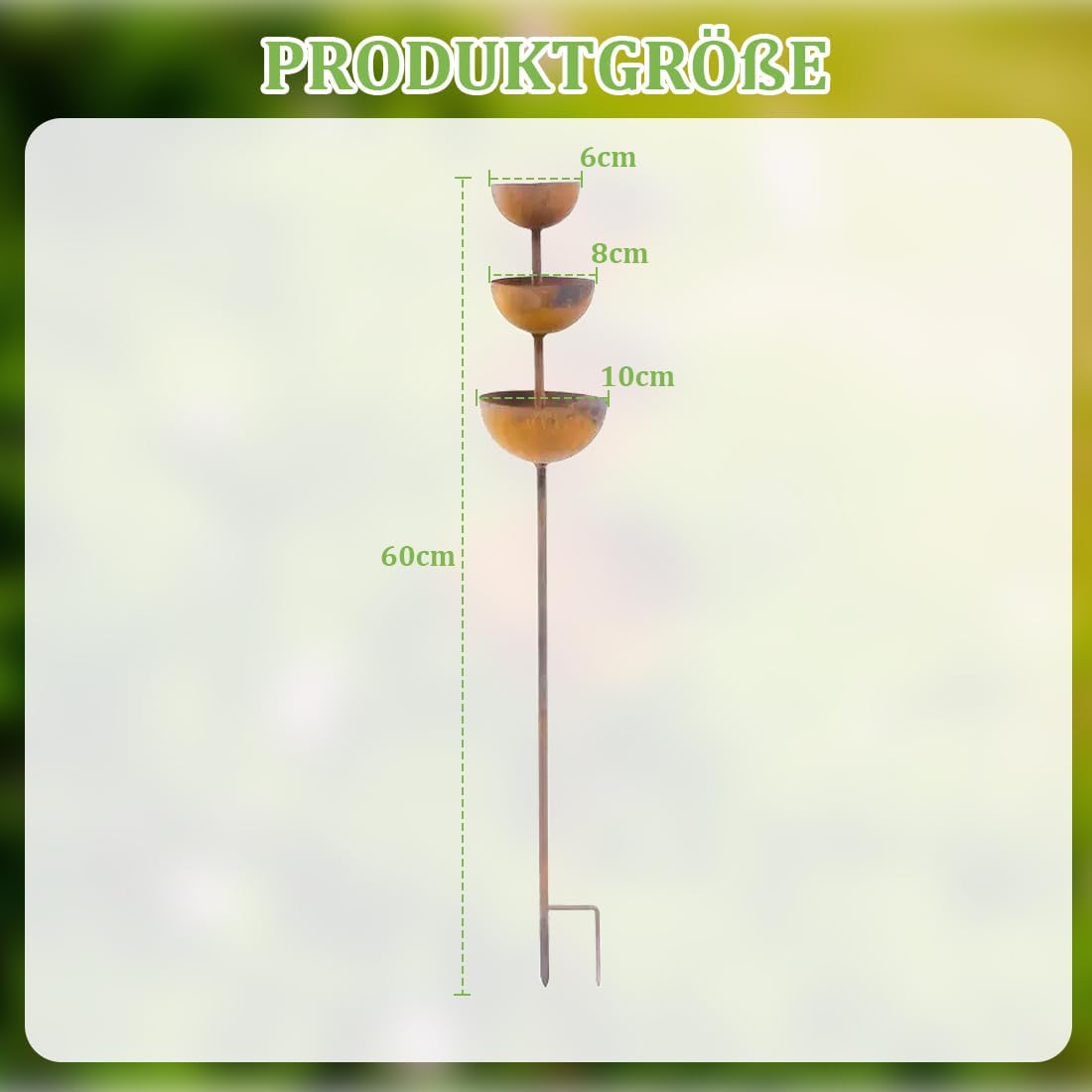 Gartenstecker Insektentränke