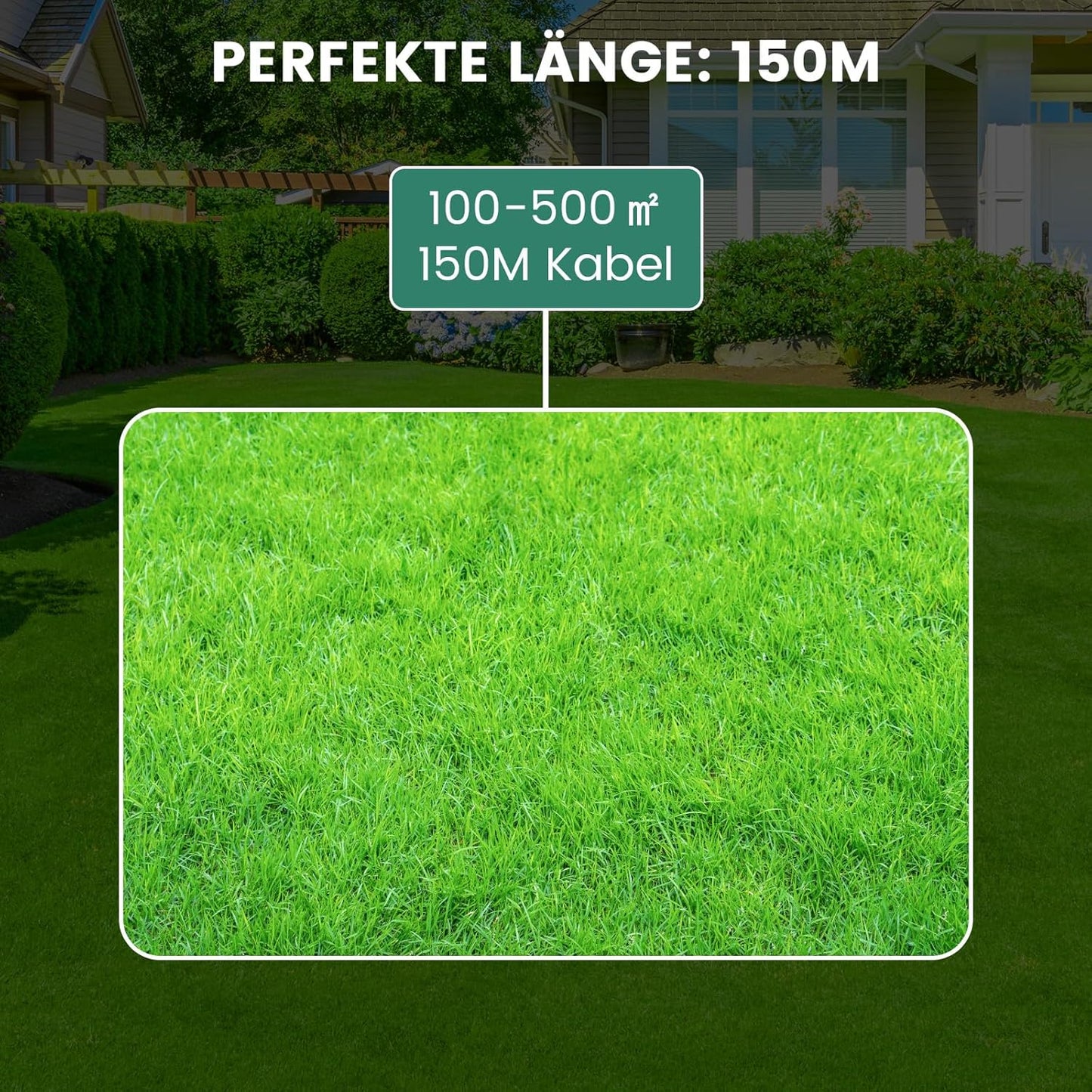 Begrenzungskabel-Set für Mähroboter, 150M