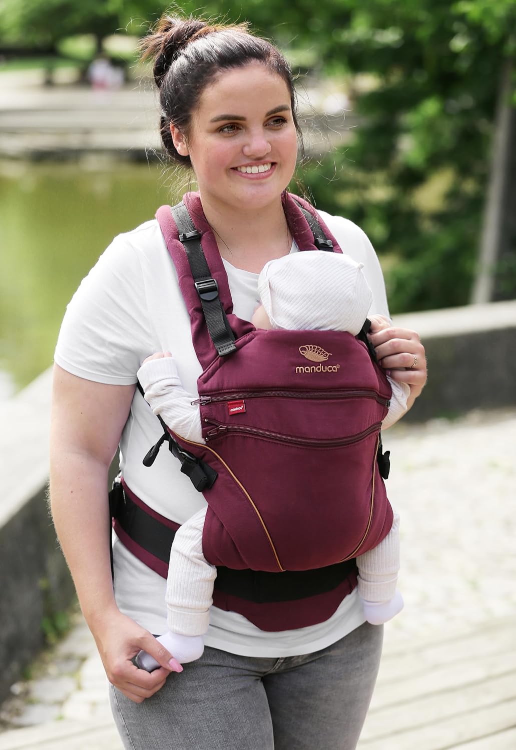 XT Babytrage mitwachsend, 3,5-20 kg, denimberry-toffee