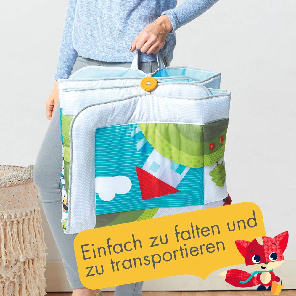 Faltbare Baby-Spielmatte Meadow Days mit 9 Aktivitäten, Meadow Days