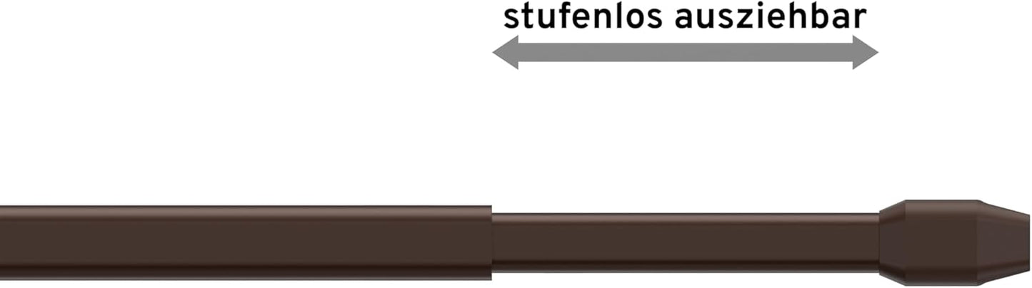 Ausziehbare Vitragestangen, 2 Stück, 40-60 cm, 40-60 cm