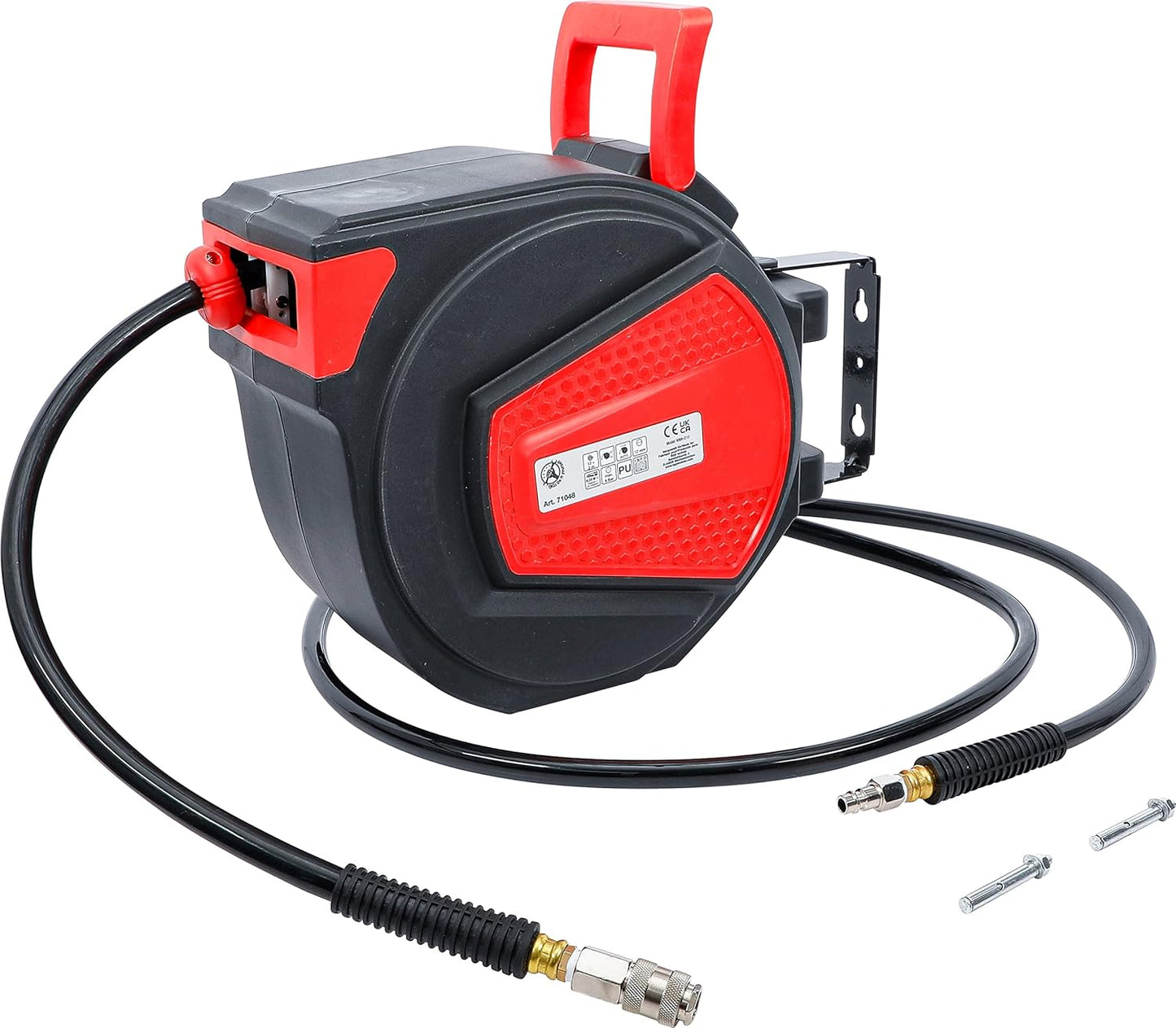 Druckluftschlauch mit automatischem Aufroller 71048