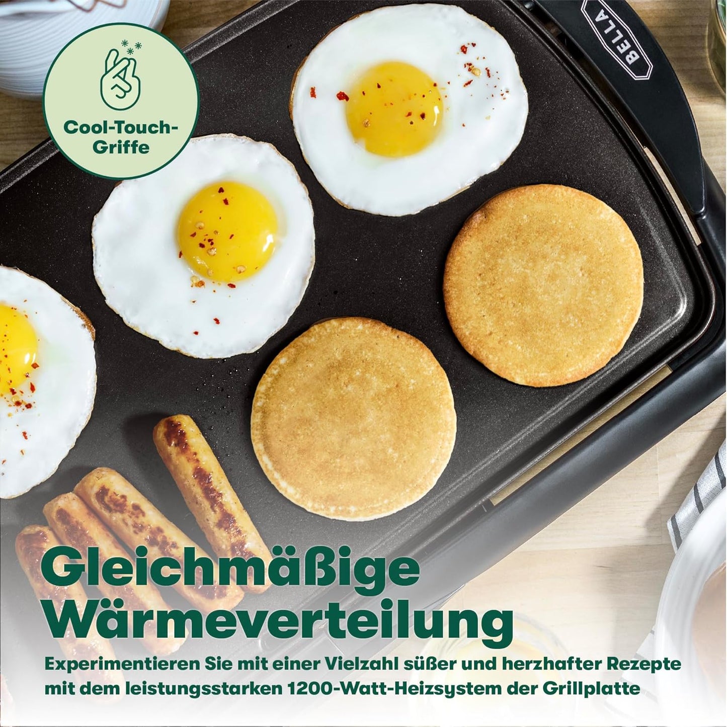 Elektro-Keramik-Titan-Grillplatte