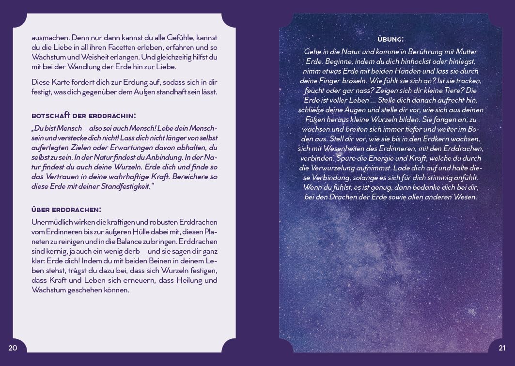 Drachen-Orakelkartenset, Taschenbuch