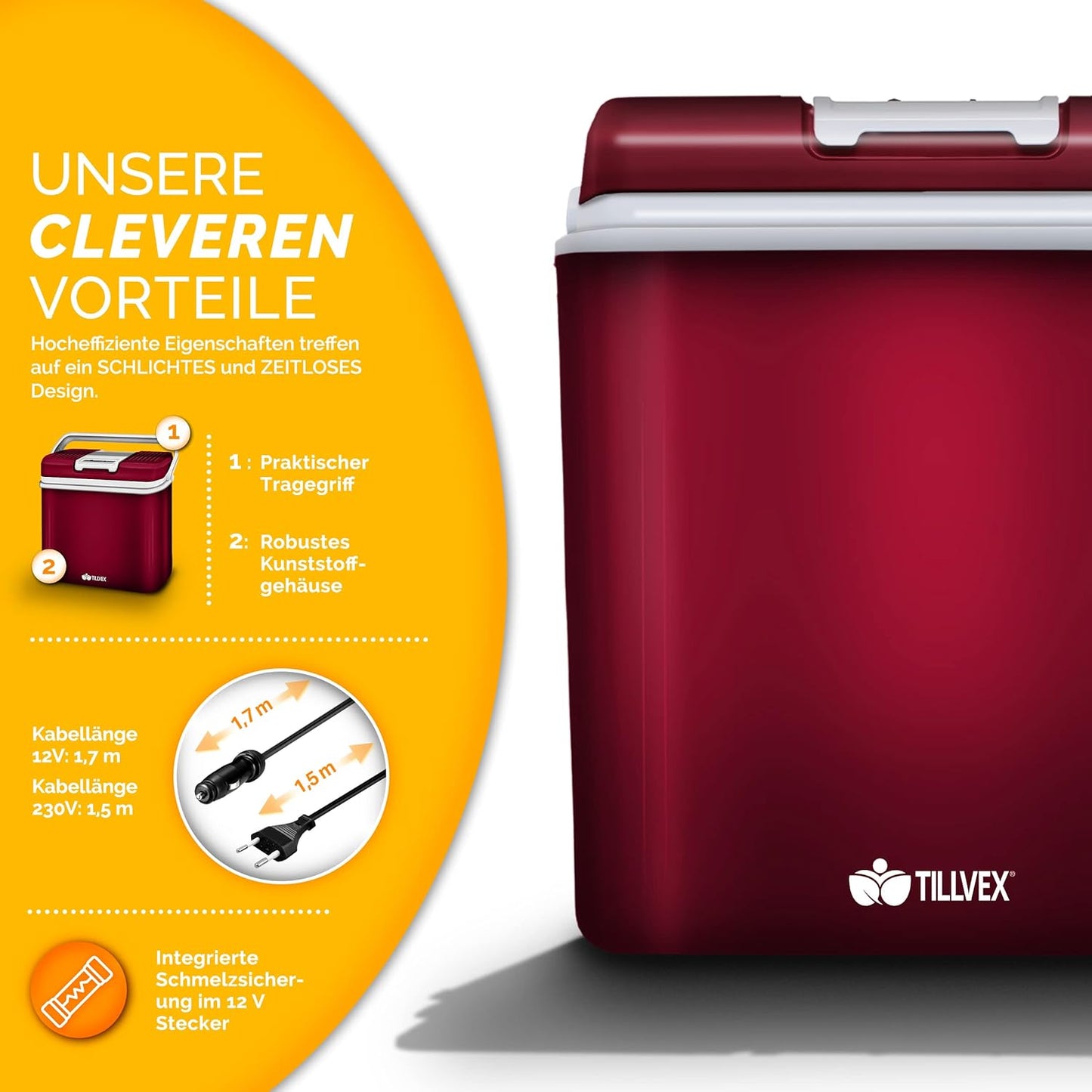 Elektrische Thermobox, Rot
