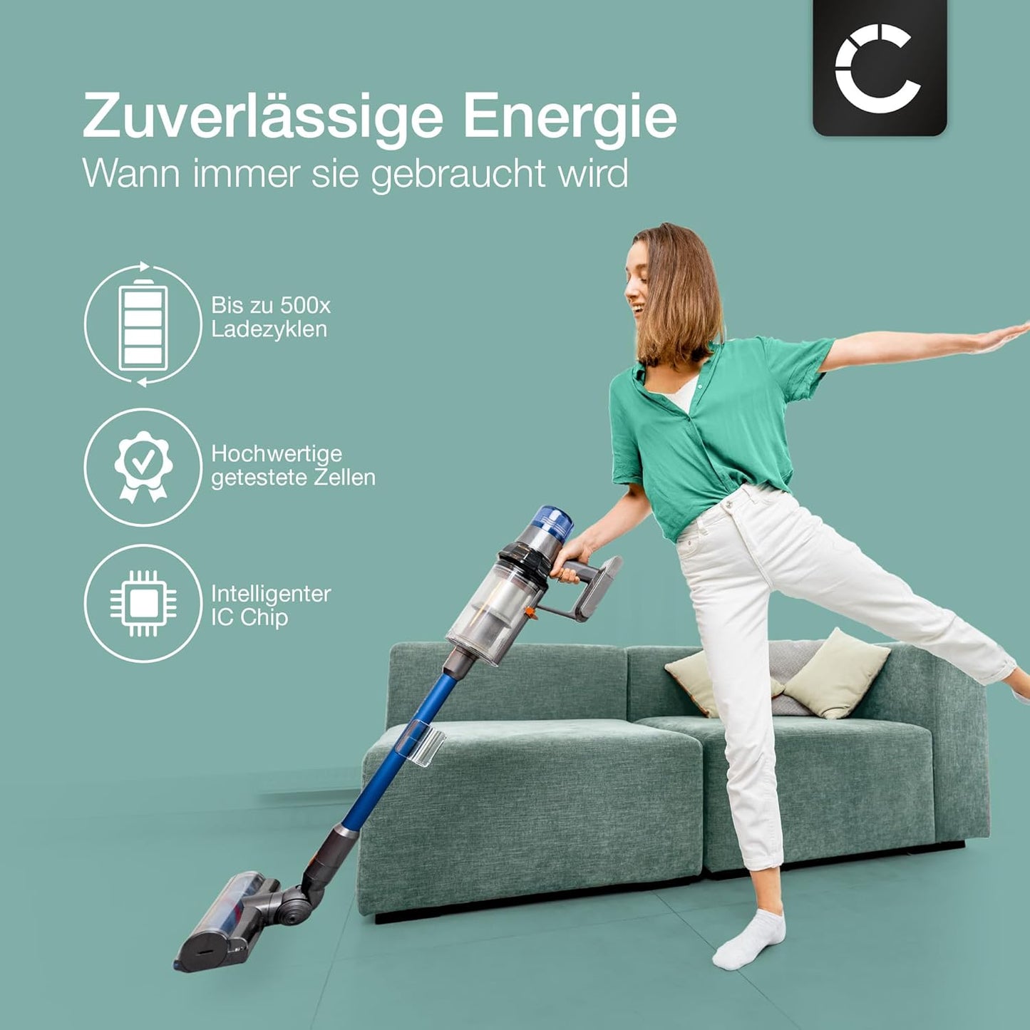 Ersatzakku für Dyson Staubsauger, V8 - 3000mAh