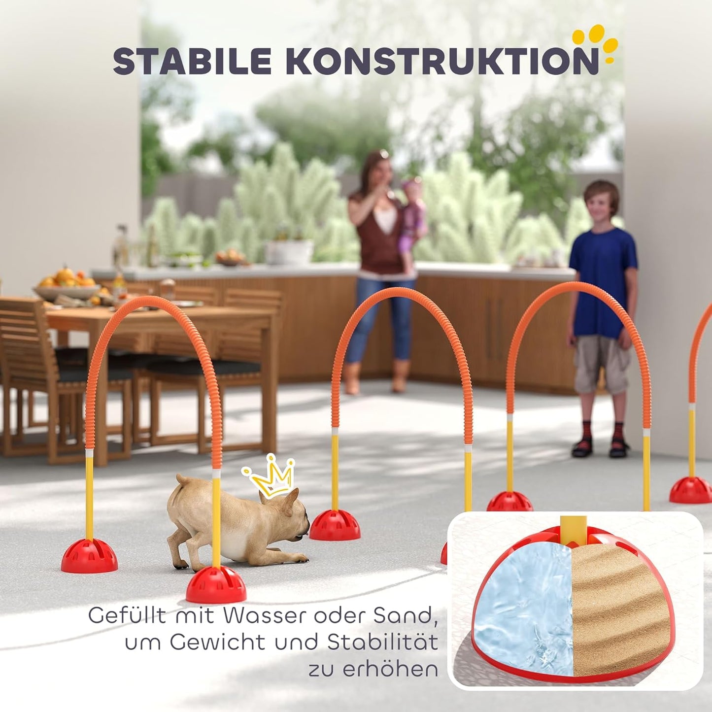 Agility Set, Orange+Gelb