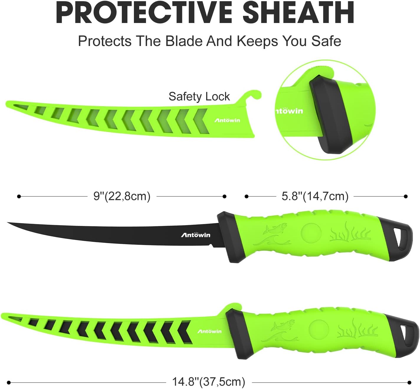 Filetiermesser Set, 22.9cm