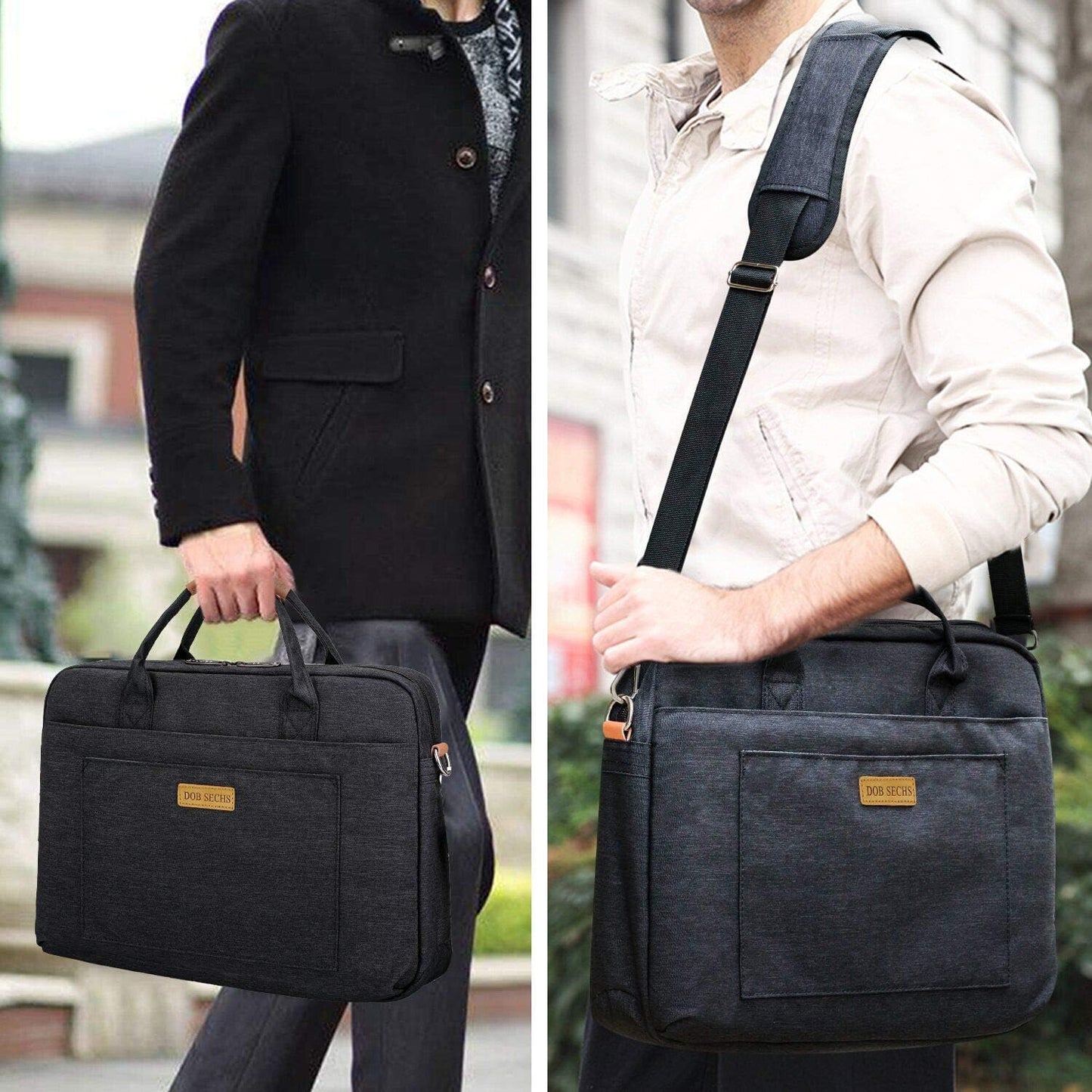 Laptoptasche für 15.6" Notebooks, Schwarz 15 zoll bis 15,6 zoll