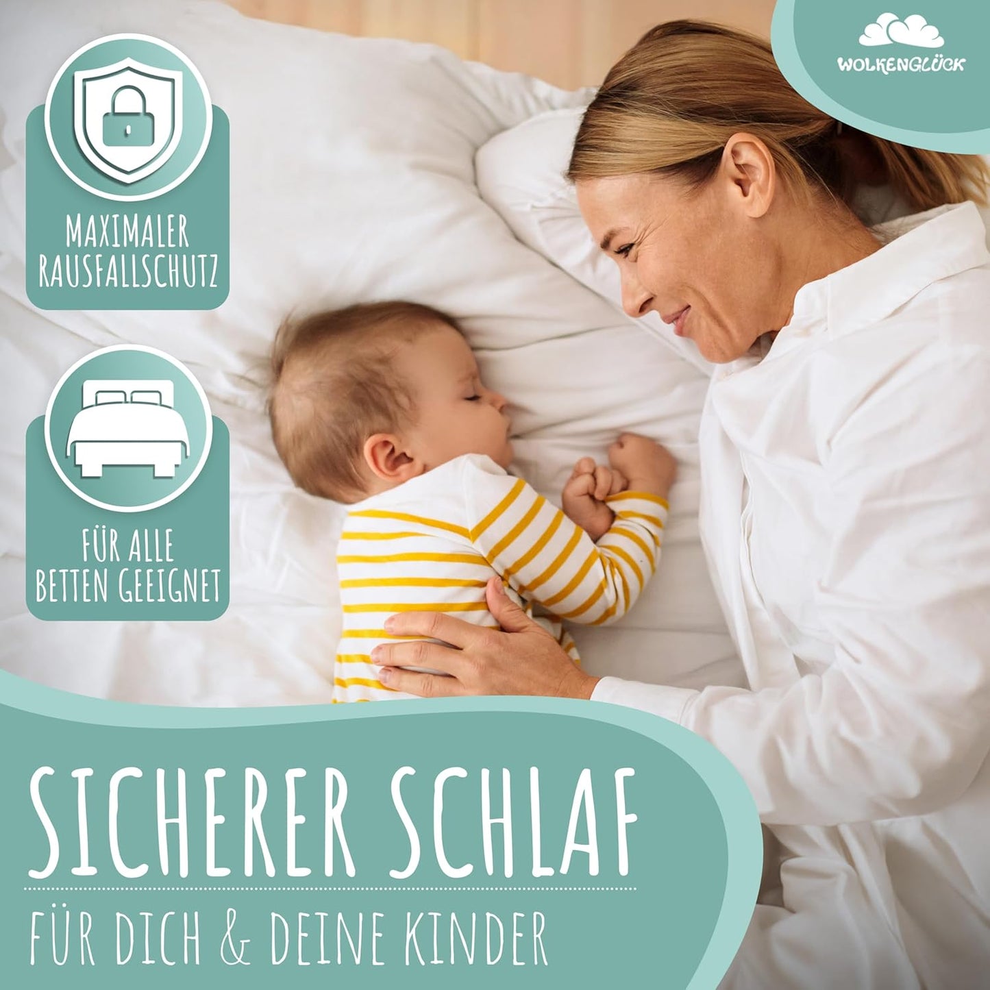 Aufblasbarer Rausfallschutz inkl. Luftpumpe