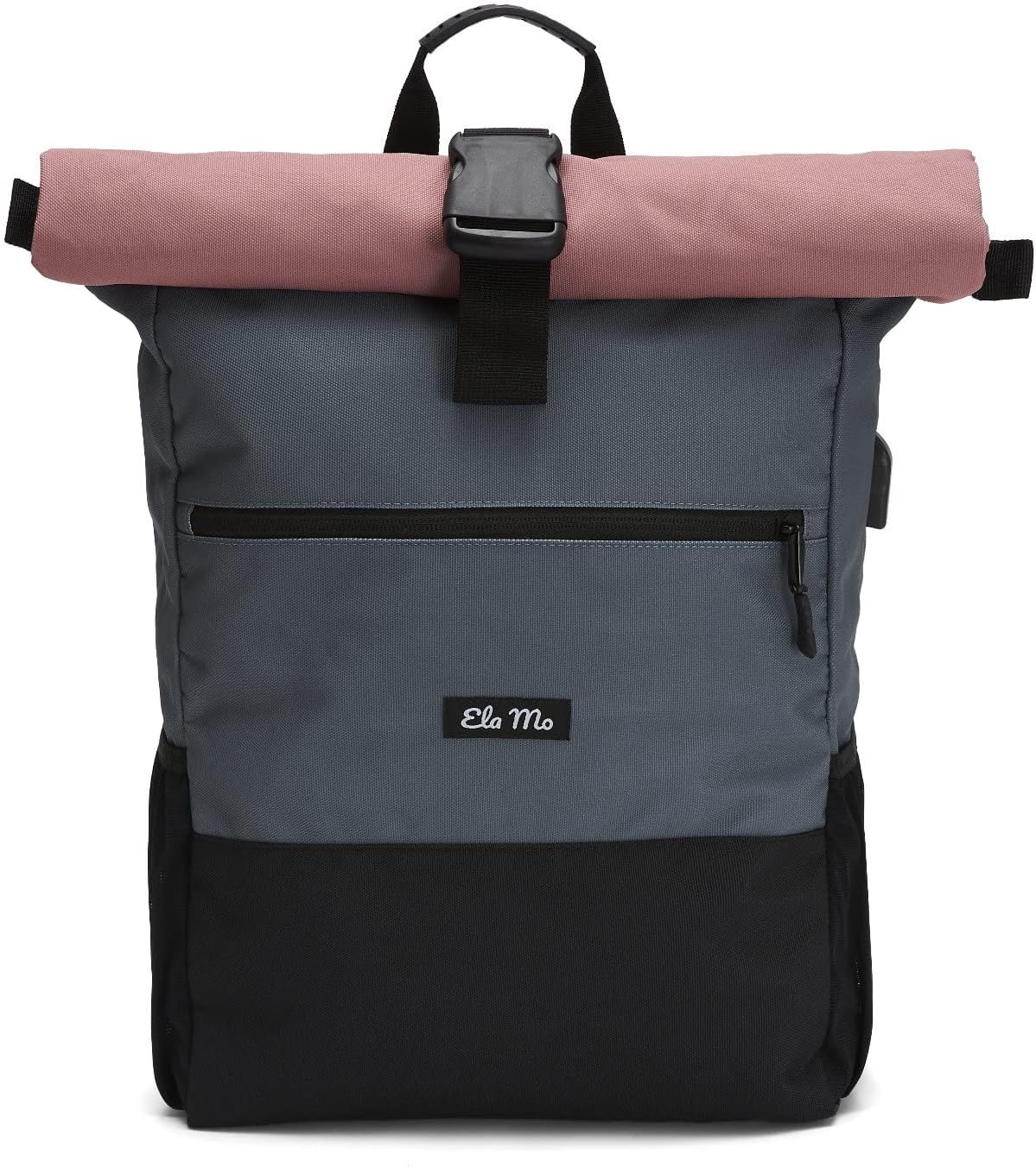 Freizeit Rucksack mit Laptopfach & Anti Diebstahl Tasche, Salmon