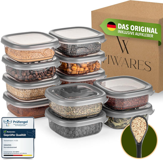 12er-Set Vorratsdosen mit Deckel, Peggy 12er 0,250 L Set