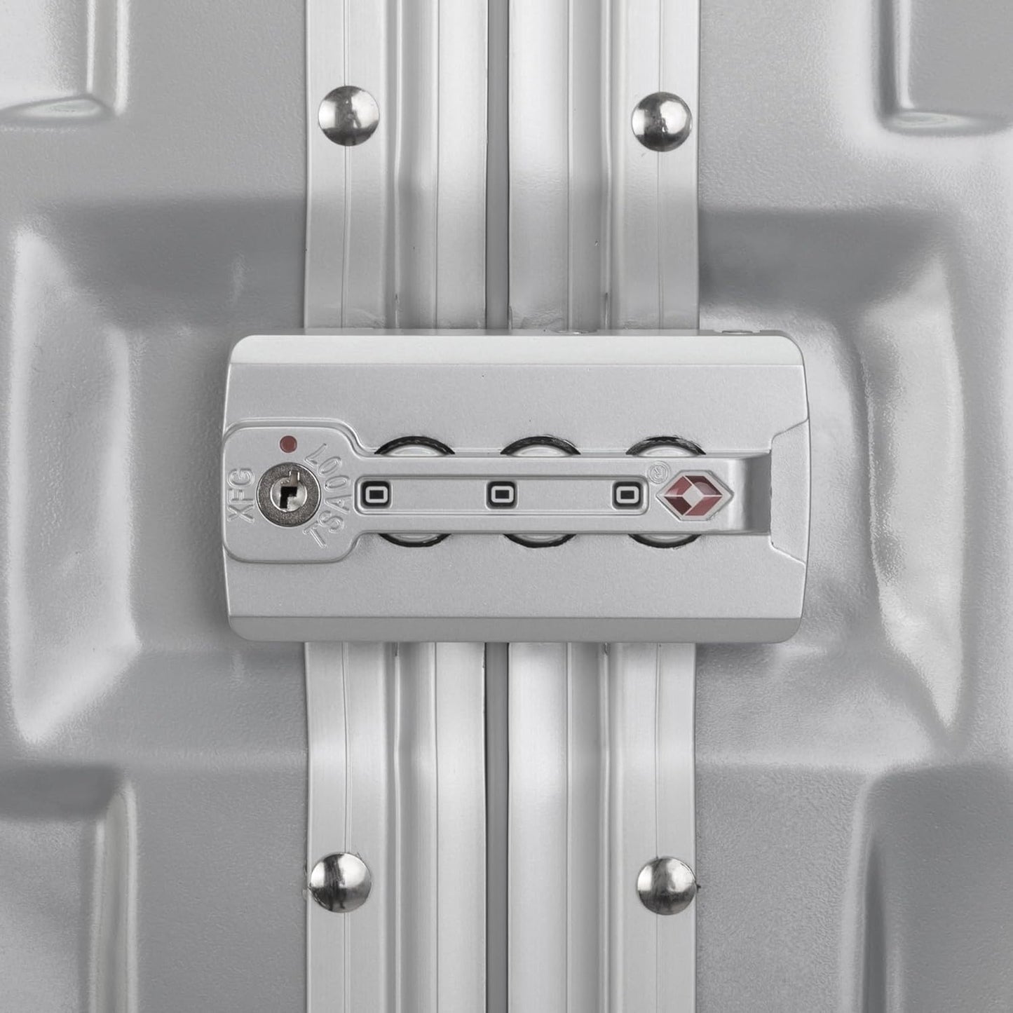 3-teiliges Koffer-Set, Silber Koffer-Set (S+M+L)