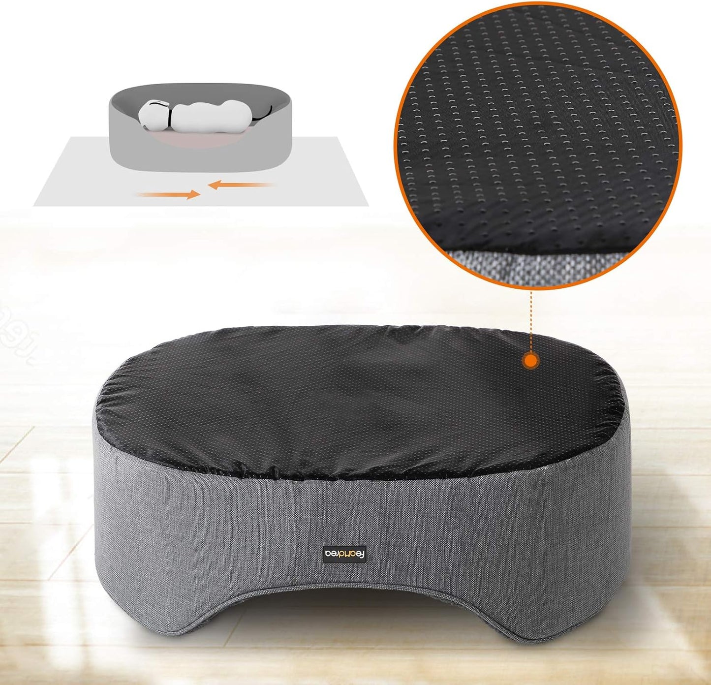 Hundebett, Grau L 83 x B 63 x H 27 cm