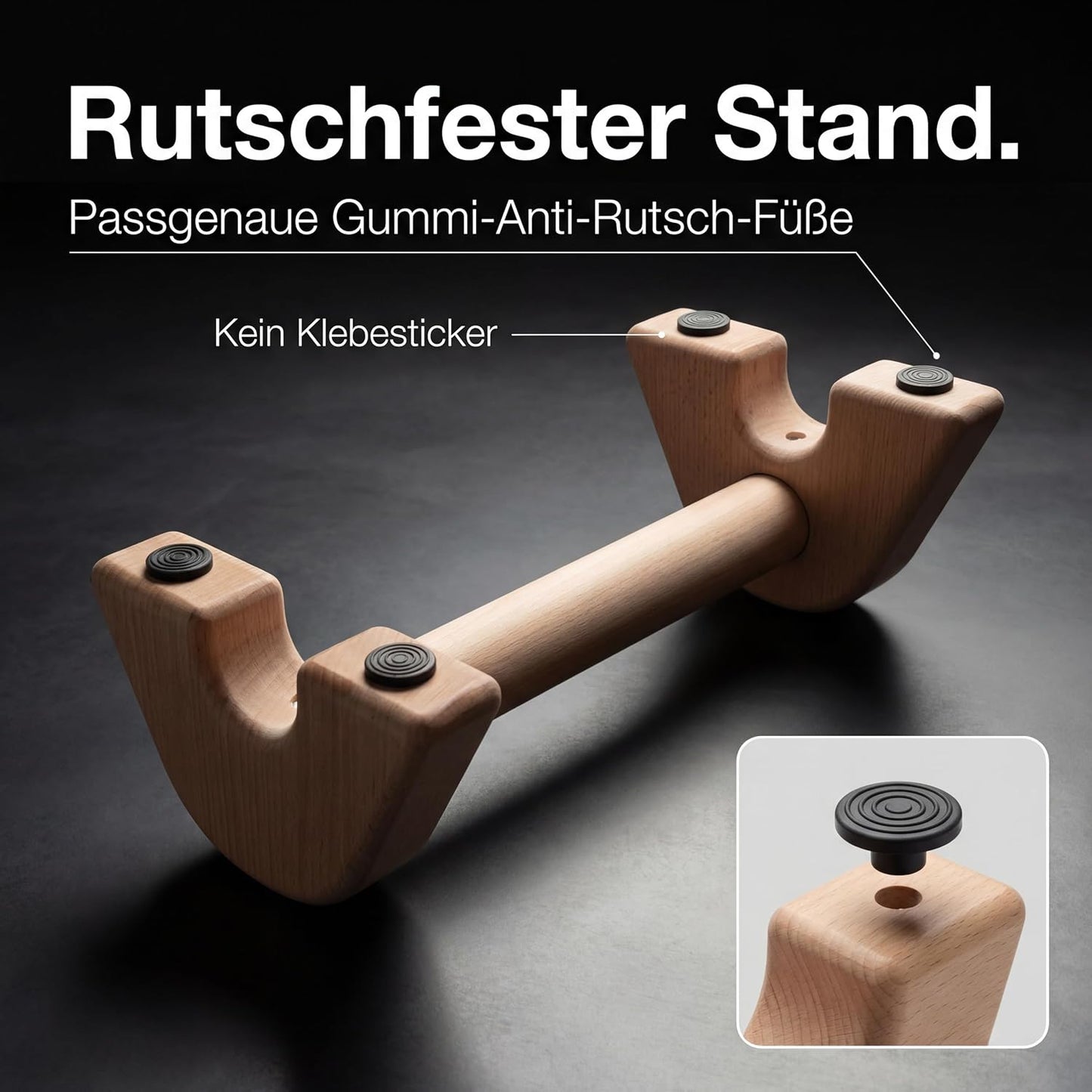 Liegestützgriffe Mini-Parallettes für Calisthenics