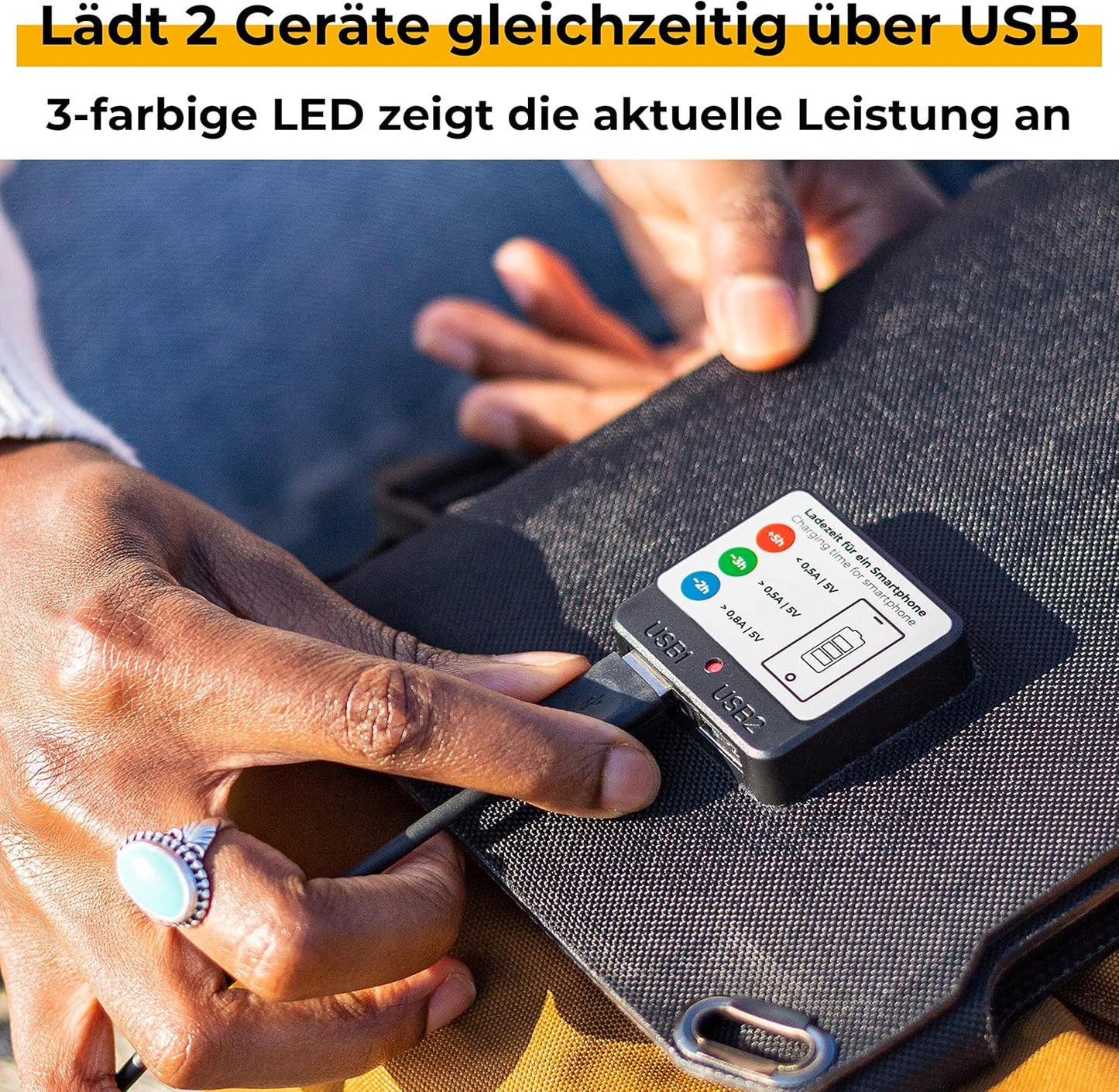 Tragbares Solarladegerät, SUNBOOSTER 14W