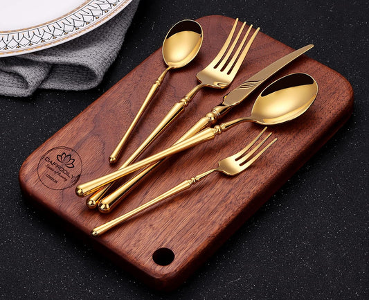 20-teiliges Besteck-Set, Talin Gold