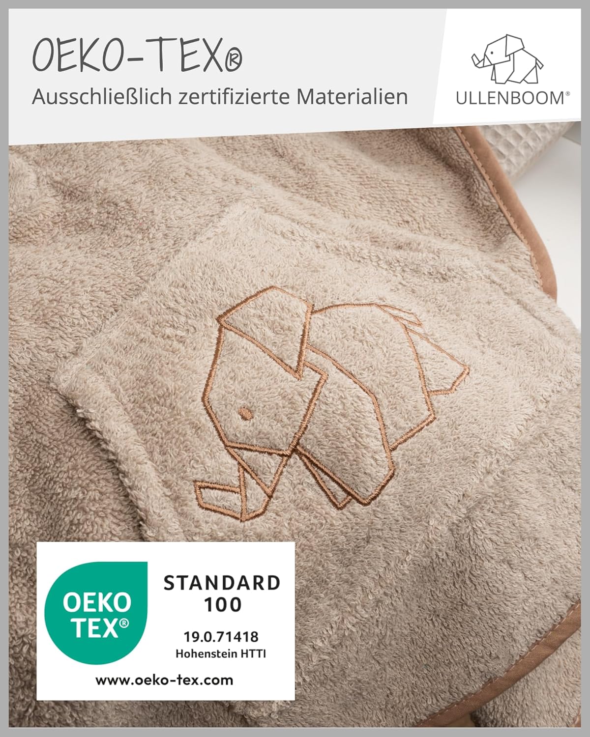Badeponcho für Kinder, Sand 3-6 Jahre