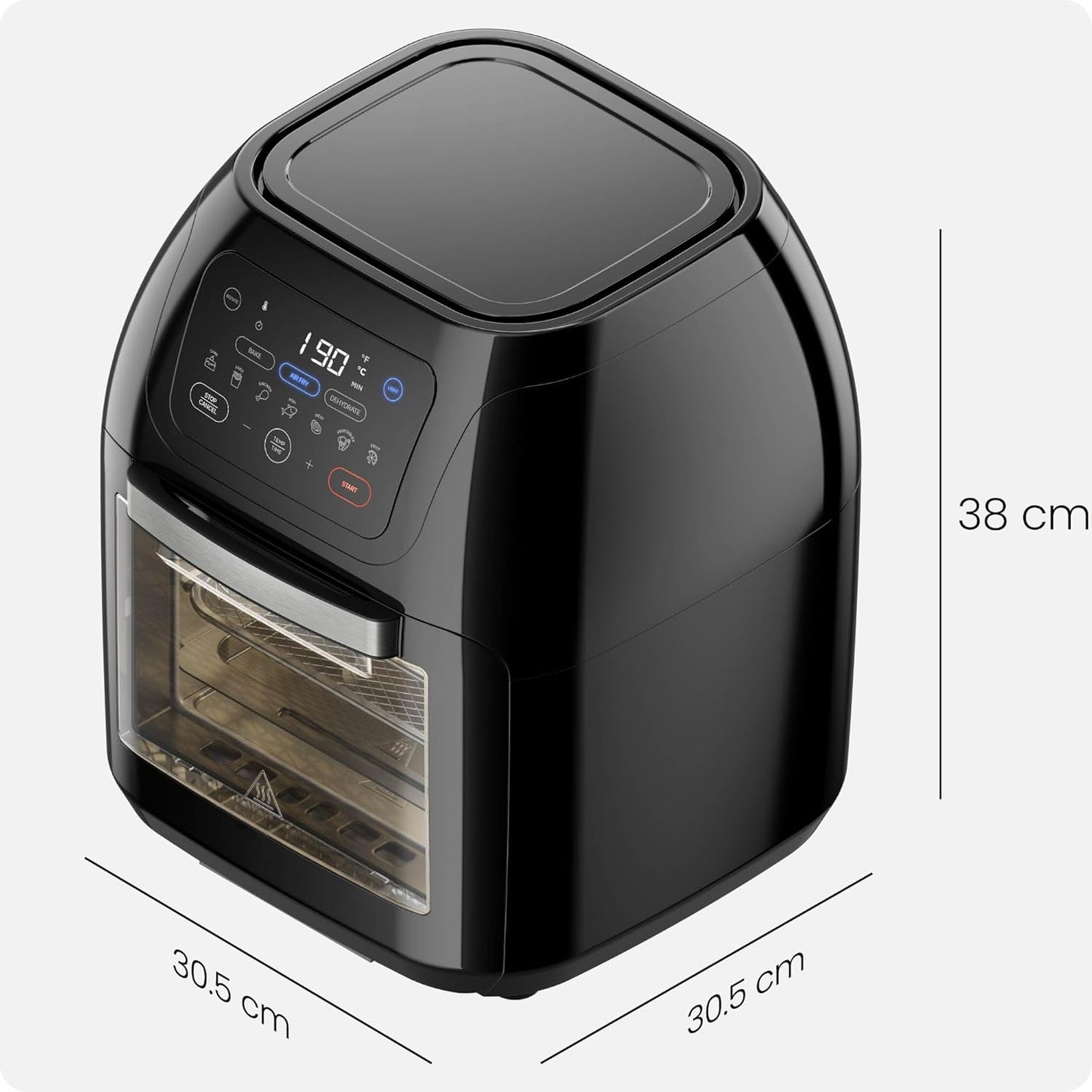 Multifunktionaler 10L-Heissluftofen, 10L