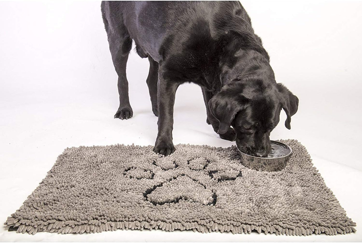 Dirty Dog Fussmatte, 40 x 60 cm (Rechteckig) Cool Grey