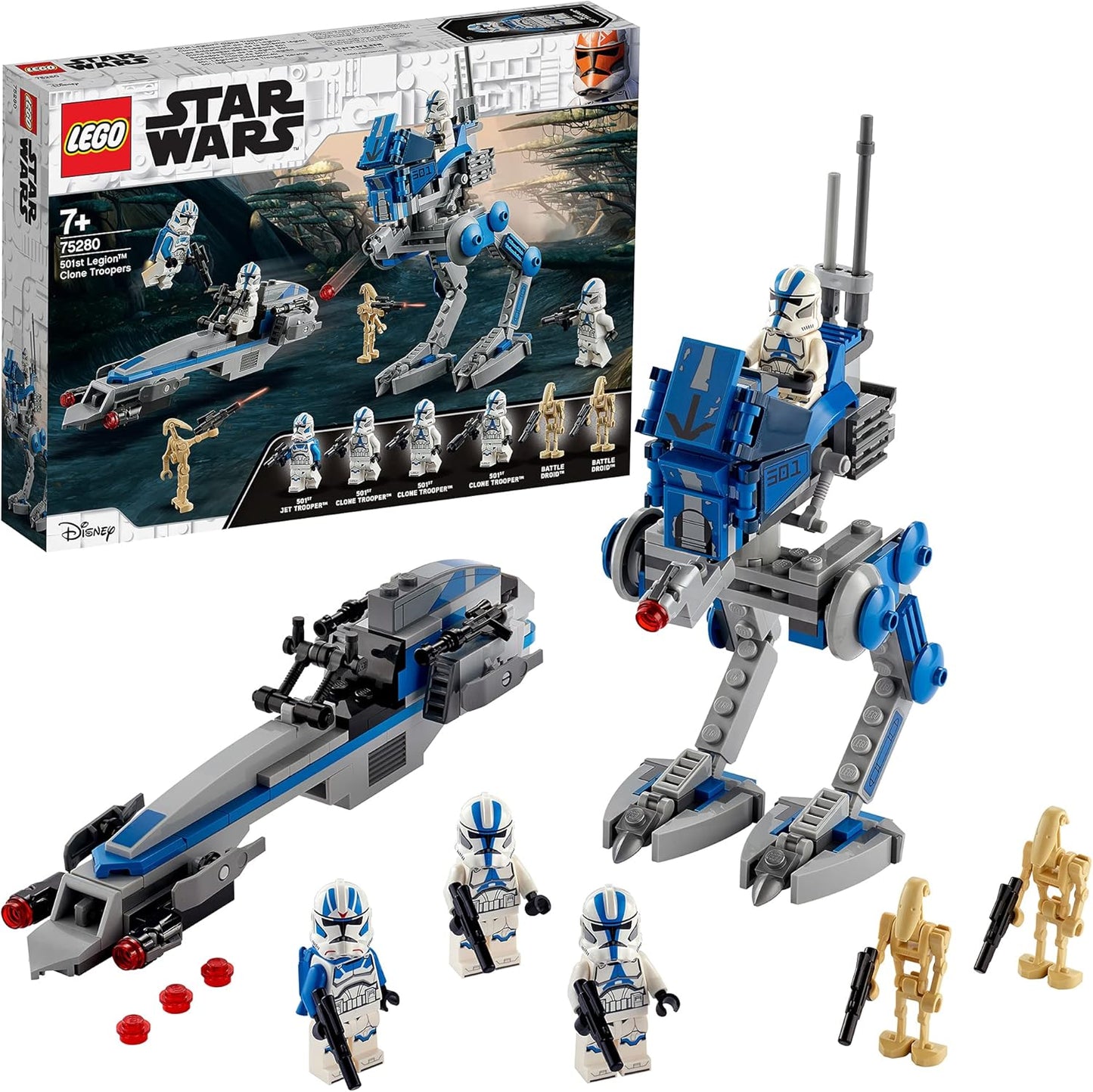 Star Wars 75280 501. Legion Clone Troopers, Single