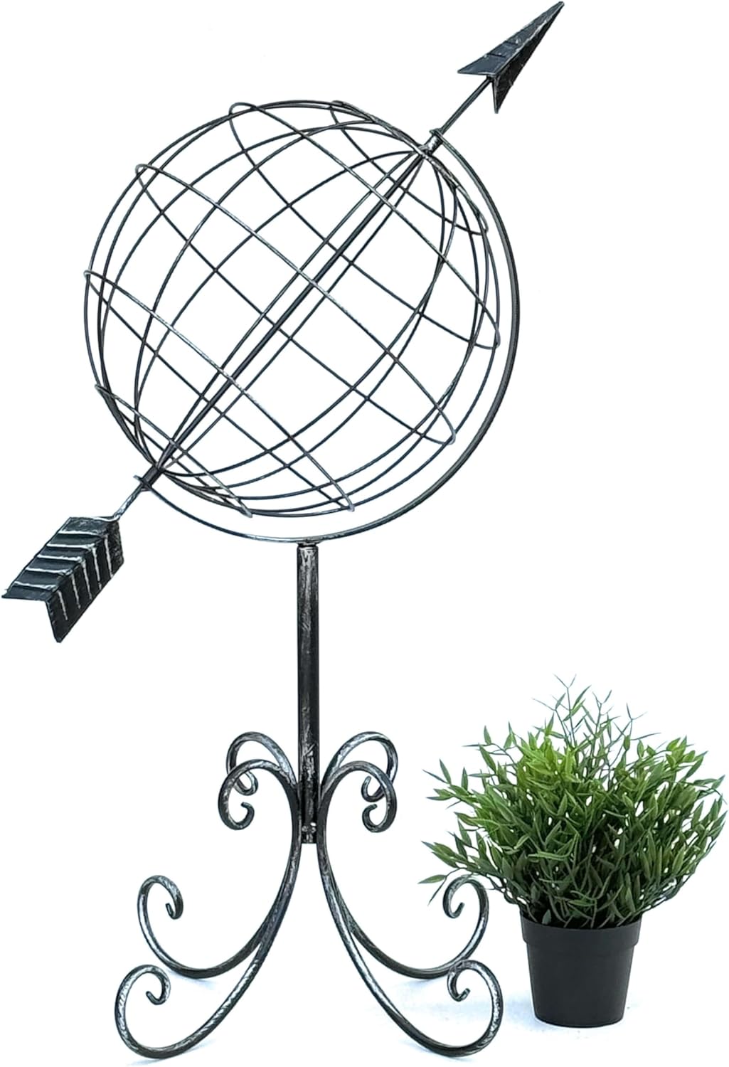 Sonnenuhr im Globus-Design
