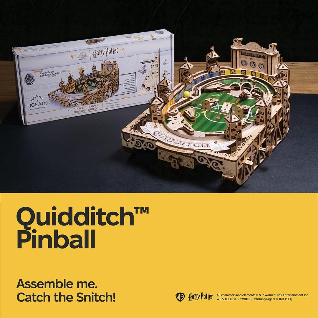 3D Holzpuzzle Quidditch Flipperautomat, Quidditch