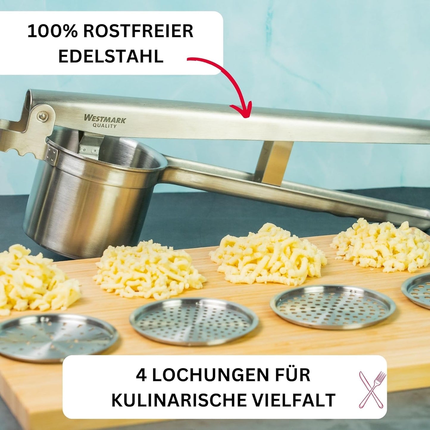 61172260 Spätzle- und Kartoffelpresse, Einzeln