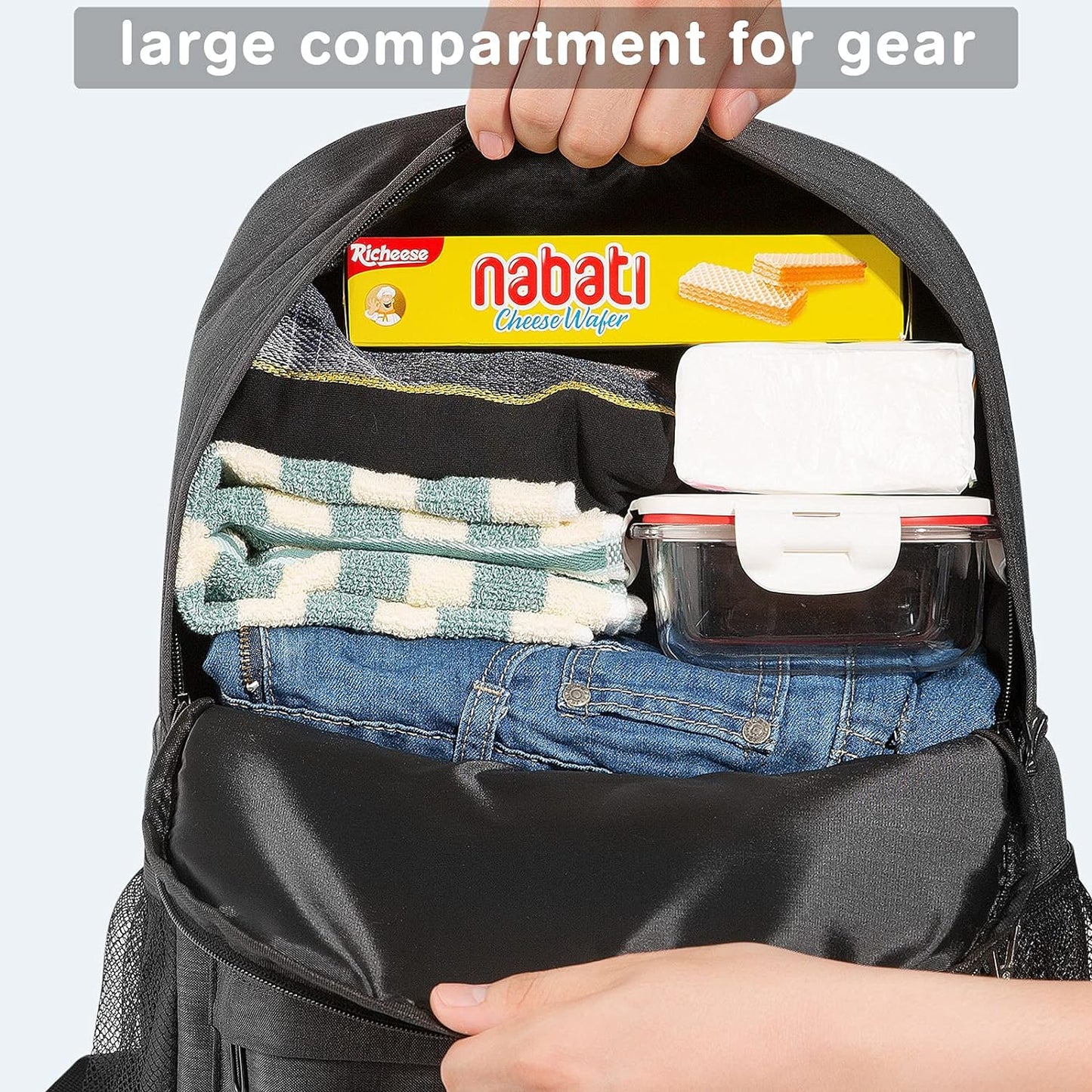 Kühlrucksack, Schwarz