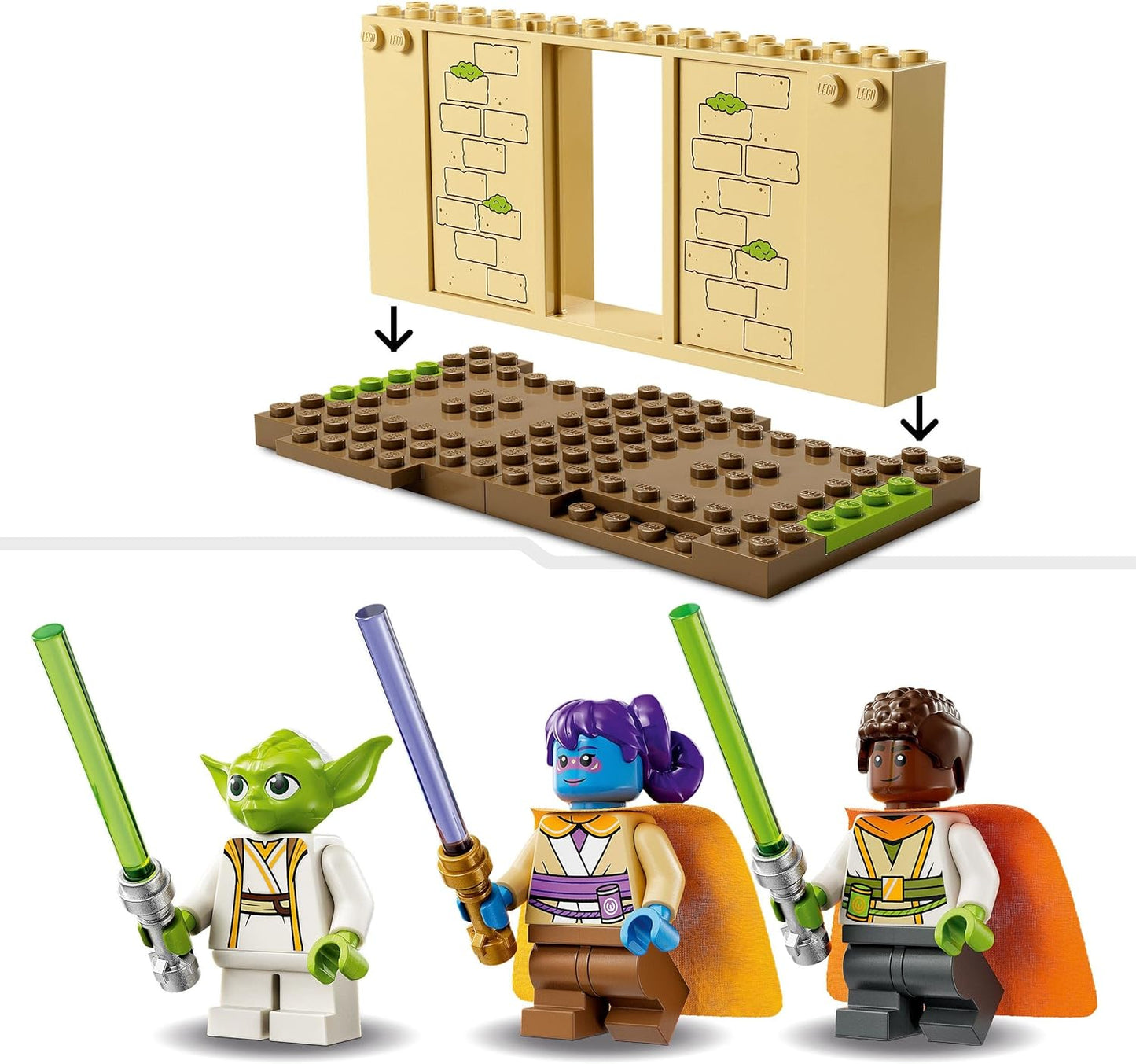 Star Wars Tempel der Jedi auf Tenoo (75358), Single