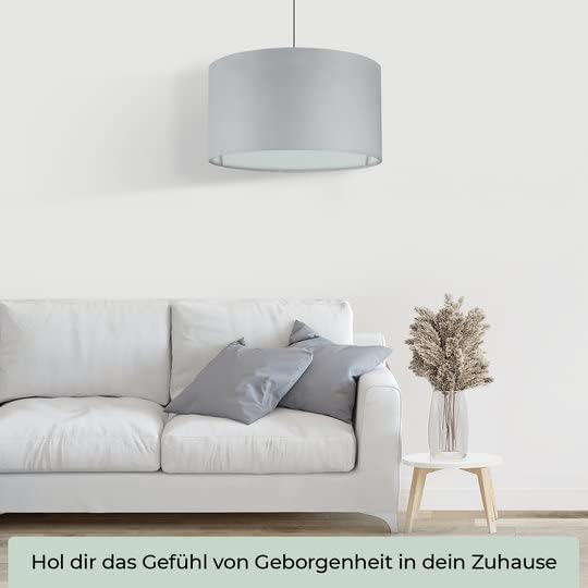 Lampenschirm, 45 cm, Grau Ø45cm | Höhe 28cm