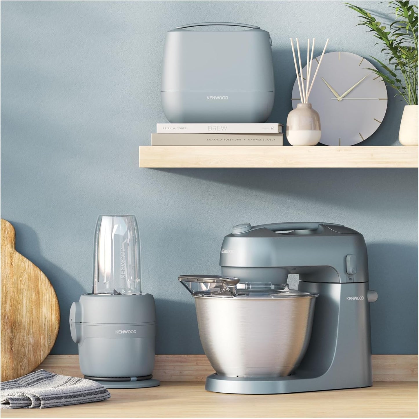 Multipro Go, Mit Standmixer-Aufsatz, 900W Blau