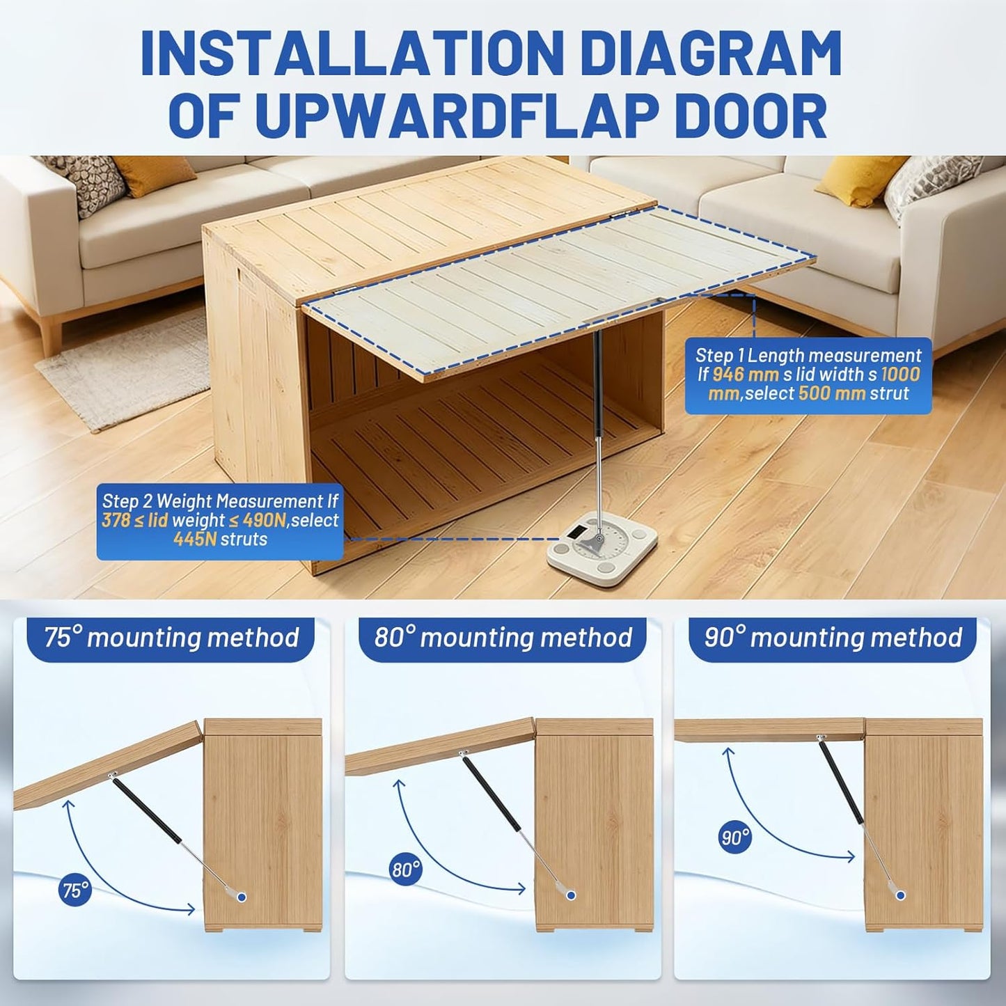 Gasdruckfedern 2er-Set, 50cm