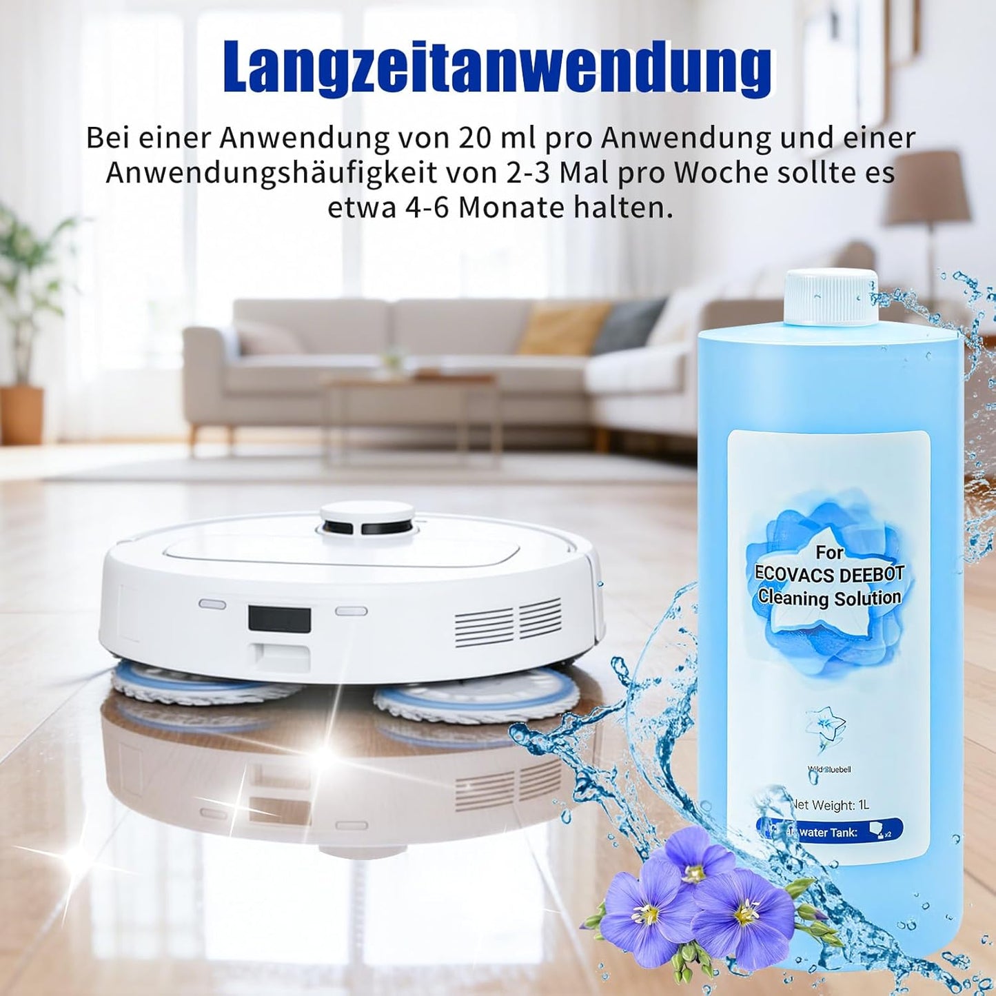 Reinigungsmittel für Ecovacs Deebot Saugroboter