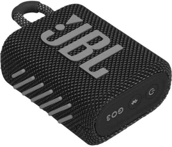 Bluetooth-Box GO 3 mit Wasserschutz, Schwarz