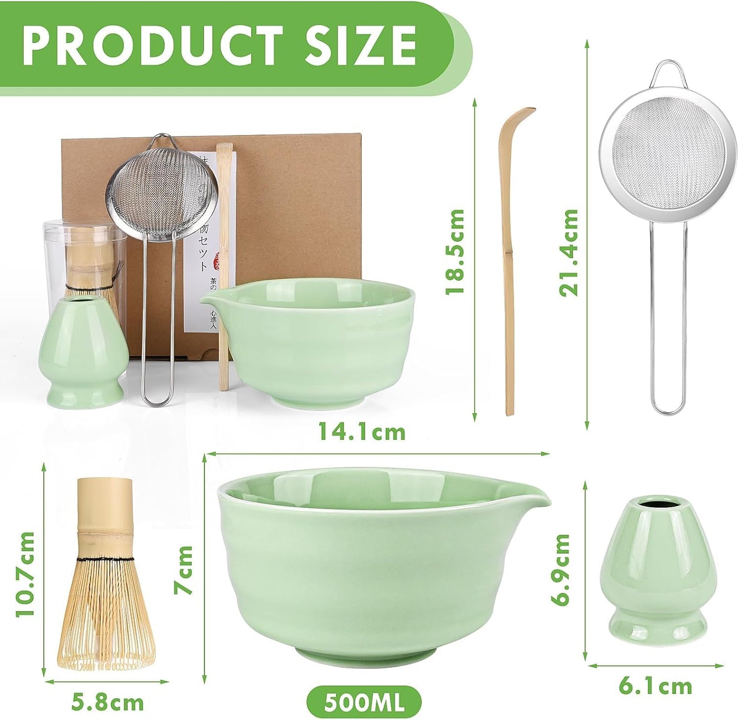 5-teiliges Matcha-Set, A
