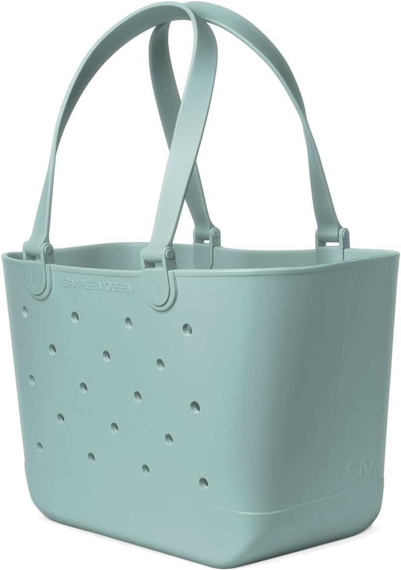 Wasserdichte Strandtasche, L Sea Glass Sage