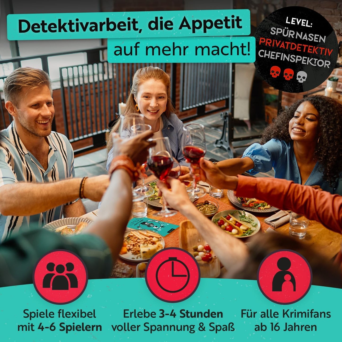 Korkenknall mit Todesfall - Krimidinner