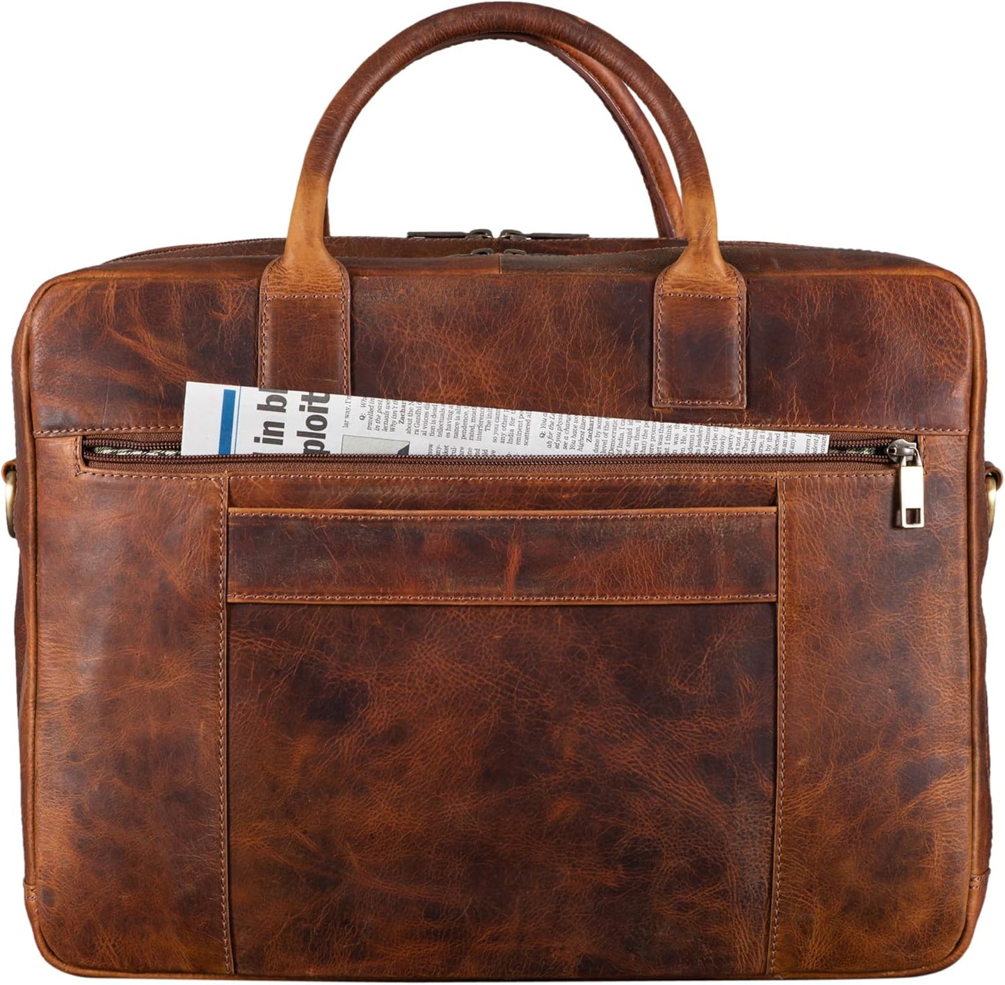 Dawson Aktentasche mit Laptopfach, Prestige - Braun