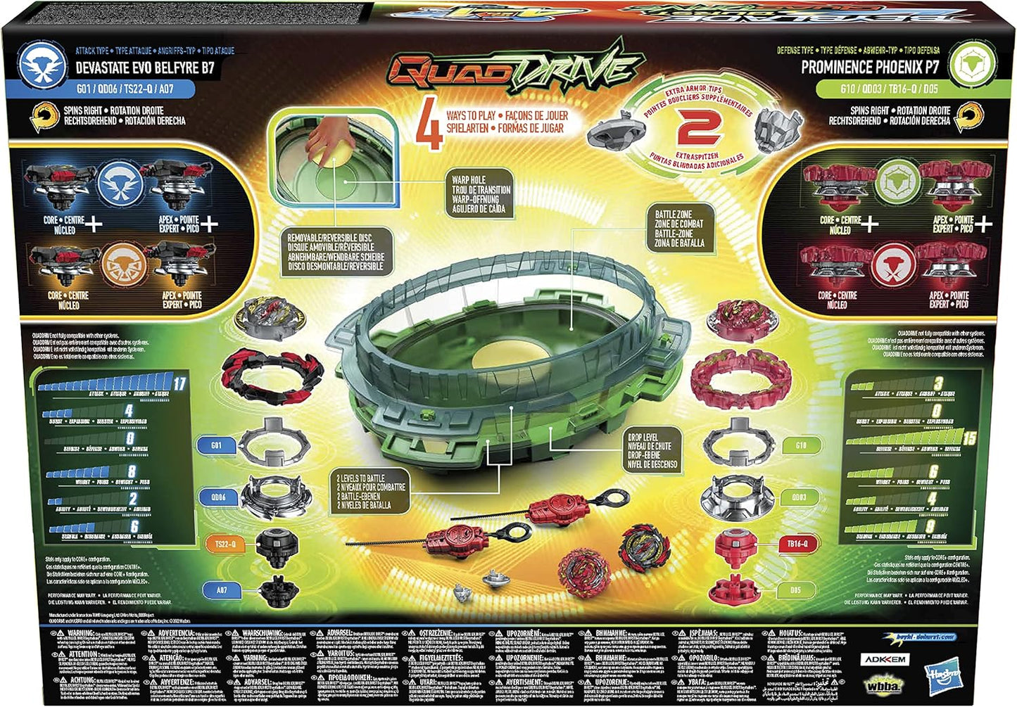 QuadDrive Interstellar Drop Battle-Set (ab 8 Jahren), Beystadium-Arena